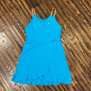 Fila Turquoise tennis Dress with Orange Accents